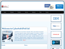 Tablet Screenshot of cybersoft.lk
