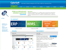 Tablet Screenshot of cybersoft.cz